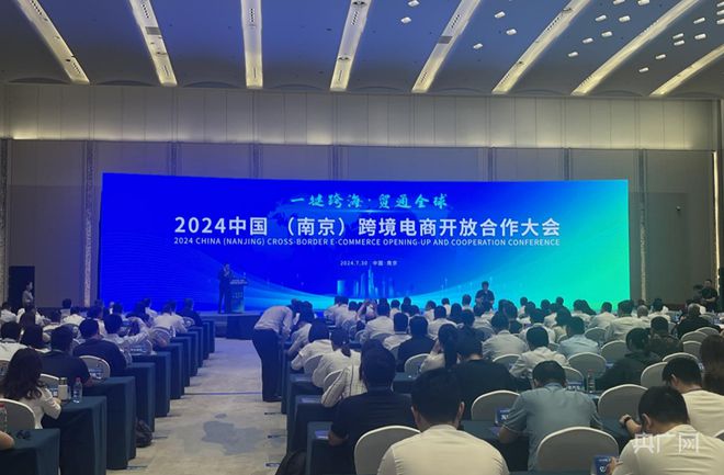 助企“一键跨海”2024中国（南京）跨境电商开放合作大会开幕(图1)