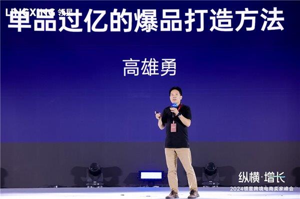 纵横·增长2024领星跨境电商卖家峰会圆满举行全生态助力企业出海(图6)