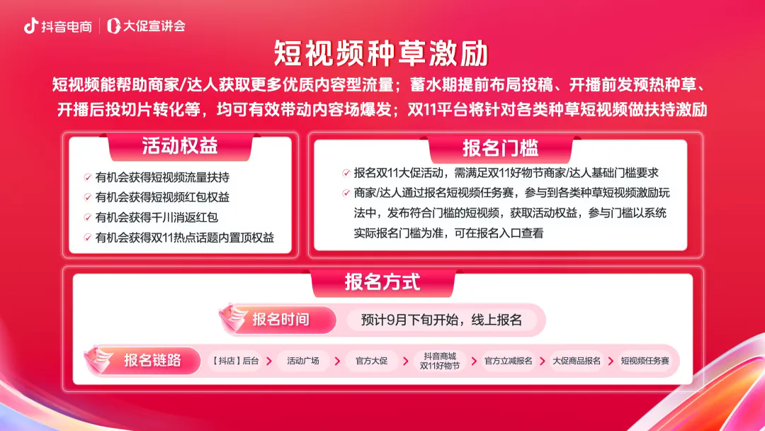 抢占生意爆发先机！2024年抖音商城双11好物节招商大会即将开启(图4)