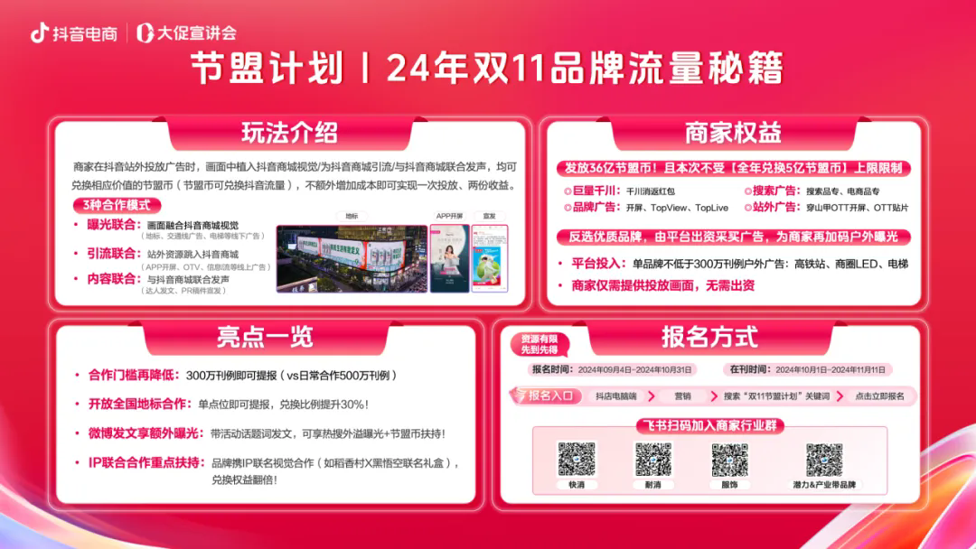 抢占生意爆发先机！2024年抖音商城双11好物节招商大会即将开启(图7)